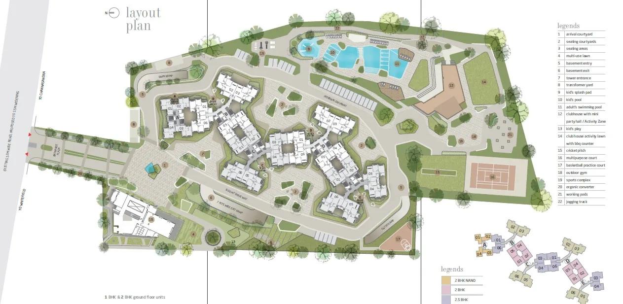 Goyal Orchid Whitefield Master Plan