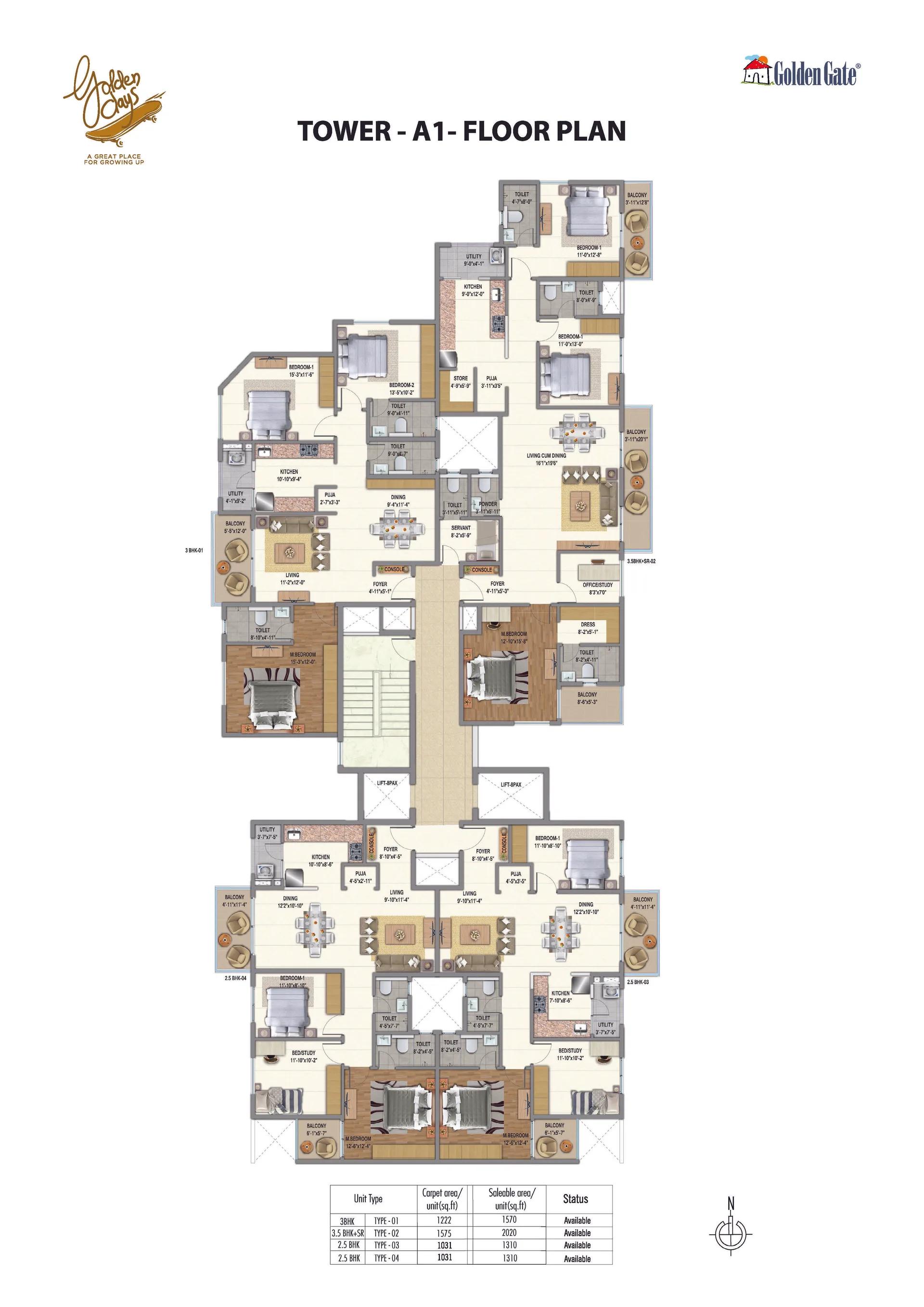 Golden Days Floor Plan
