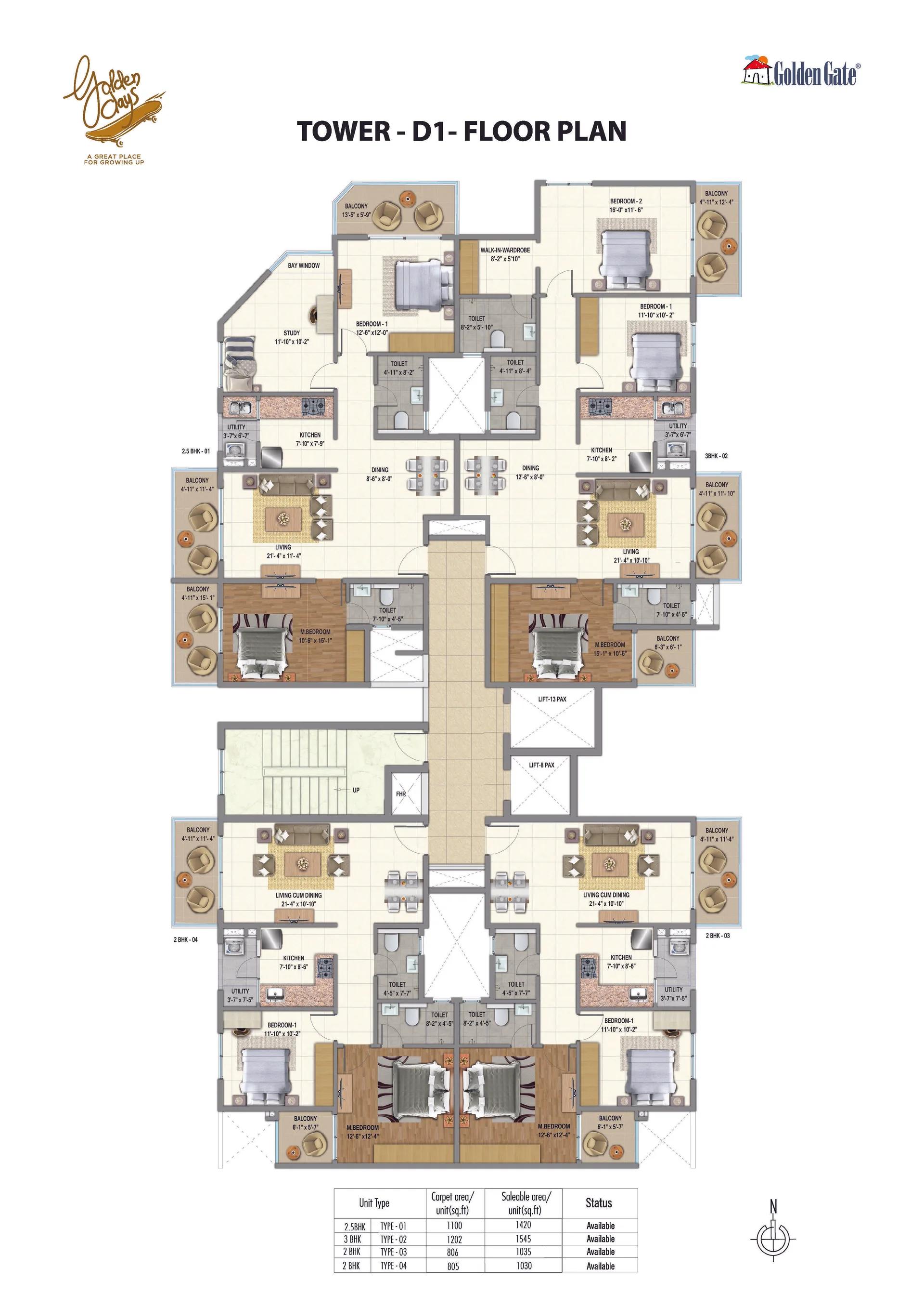 Golden Days Floor Plan