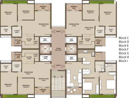 Arvind Skylands Floor Plan
