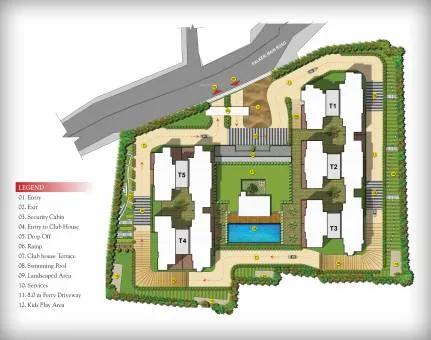 Prestige Gulmohar Master Plan
