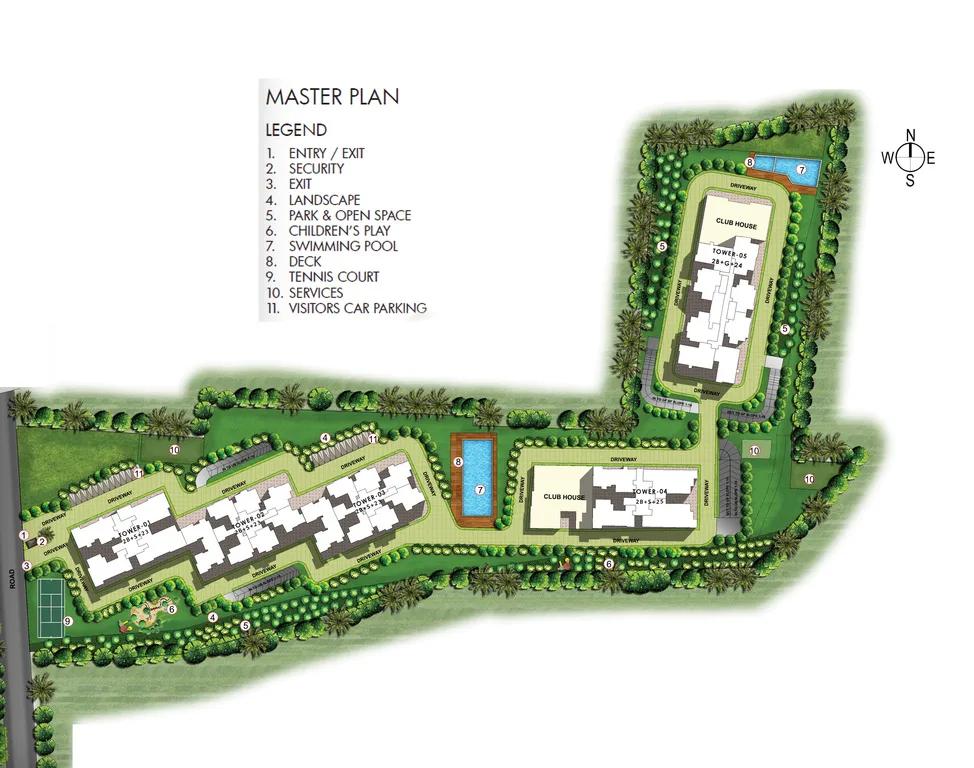 Prestige Misty Waters Master Plan