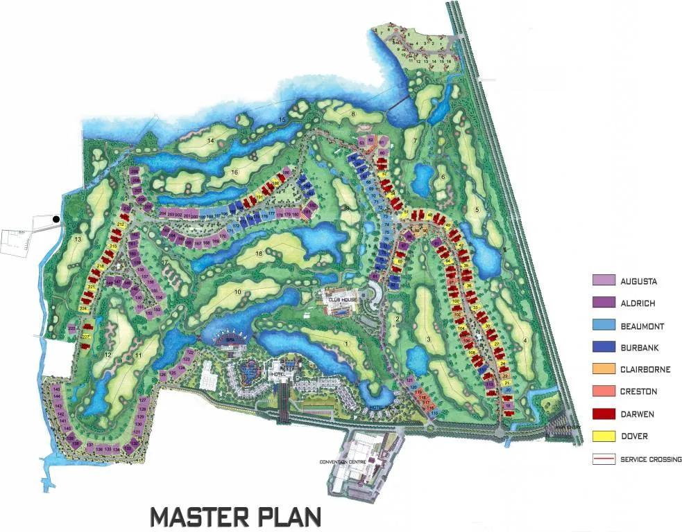 Prestige Golfshire Master Plan