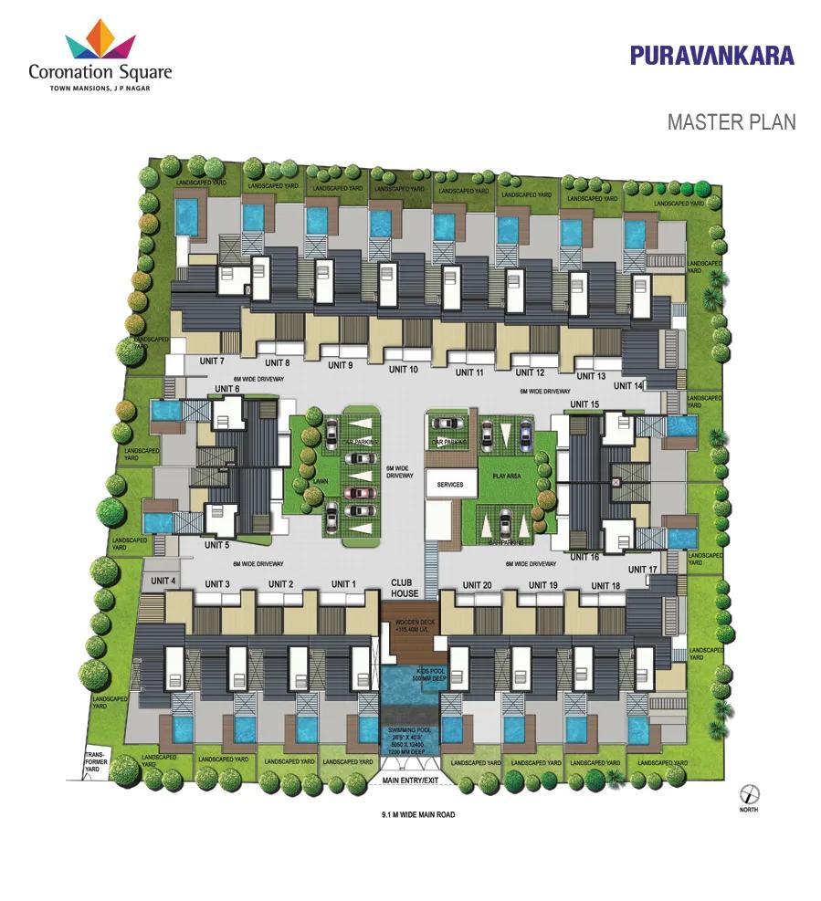 Purva Coronation Square Master Plan