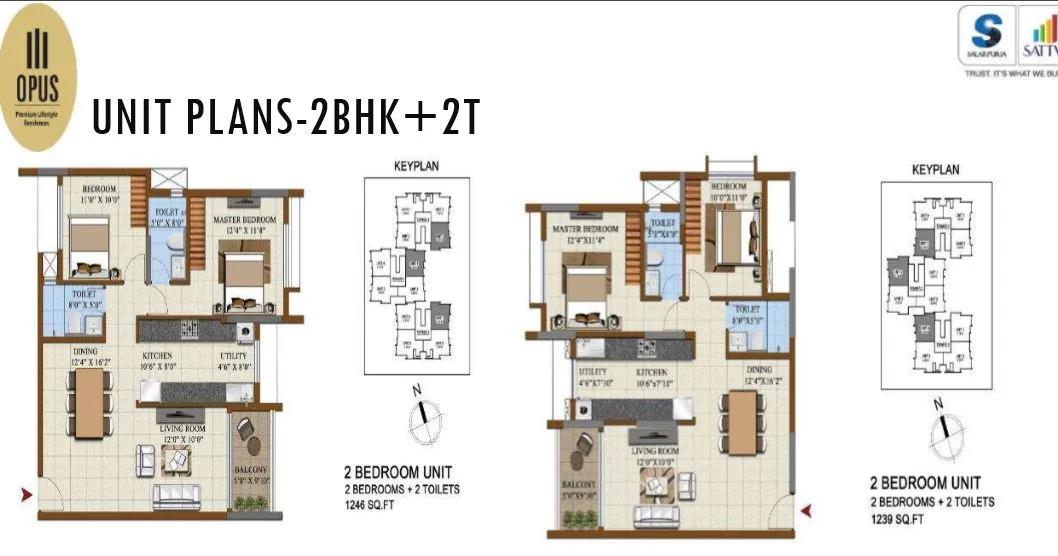 Salarpuria Sattva Opus Floor Plan