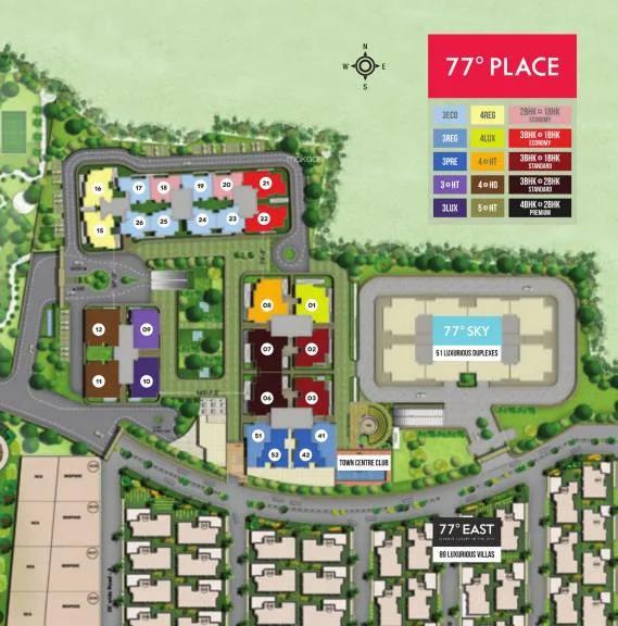 Divyasree 77 Place Master Plan