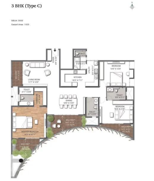 Assetz 38 & Banyan Floor Plan