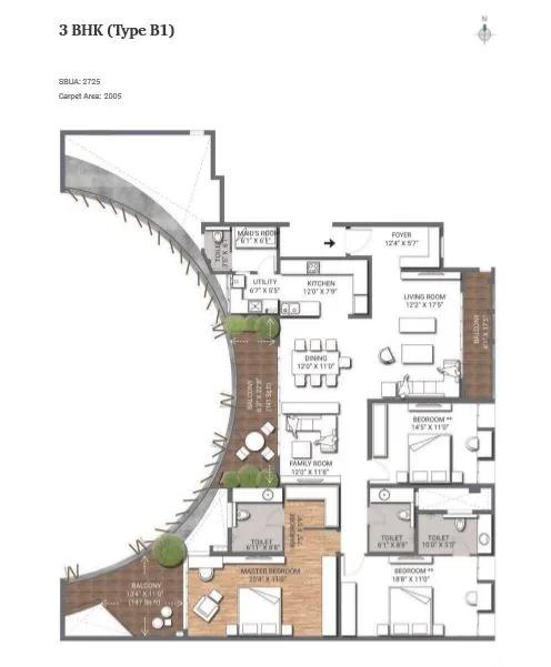 Assetz 38 & Banyan Floor Plan