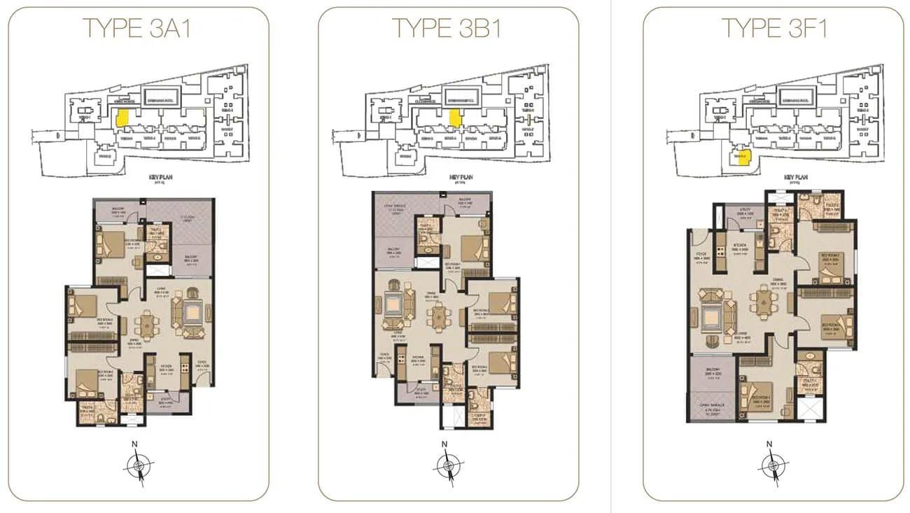3 BHK - Sobha Serene Porur Chennai
