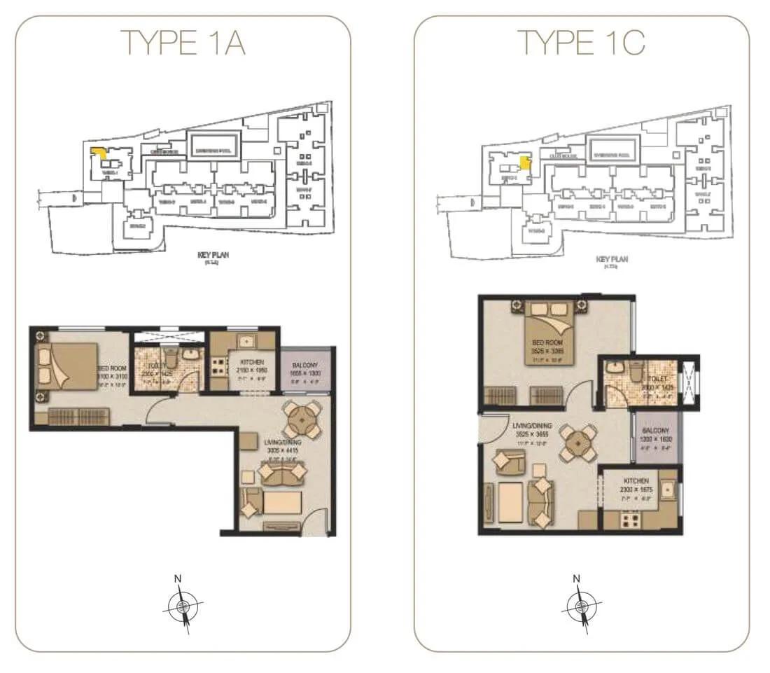 1 BHK - Sobha Serene Porur Chennai