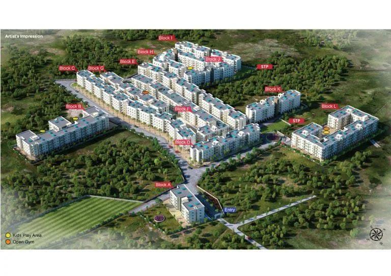 Master Plan - Mahindra Happinest Avadi Chennai