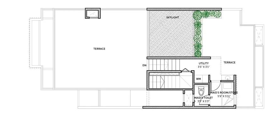 Assetz Earth & Essence Floor Plan Terrace