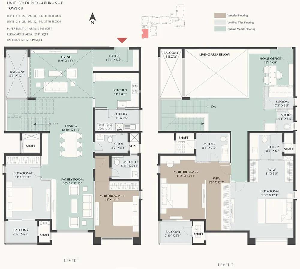 3848 4BHK+S+F Duplex - DNR Highline