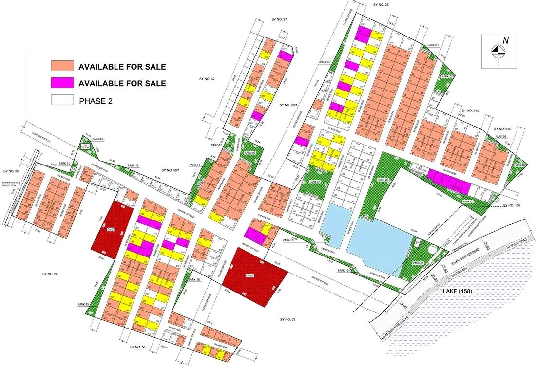 master plan sobha sacred grove plots