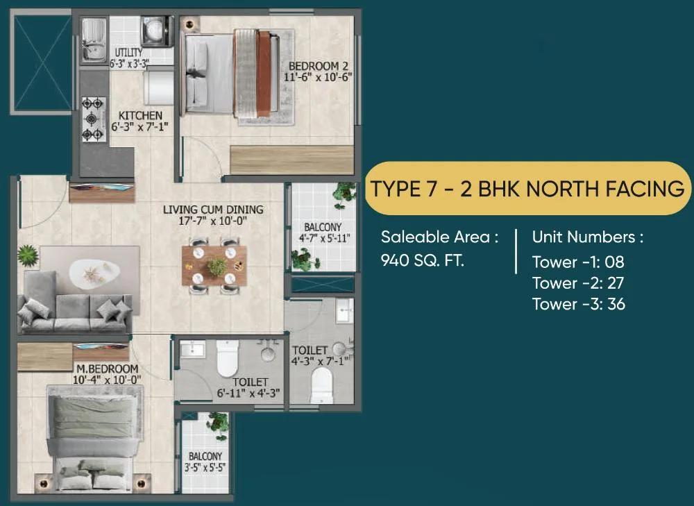 2BHK 940 - Sowparnika Rhythm Of Rain