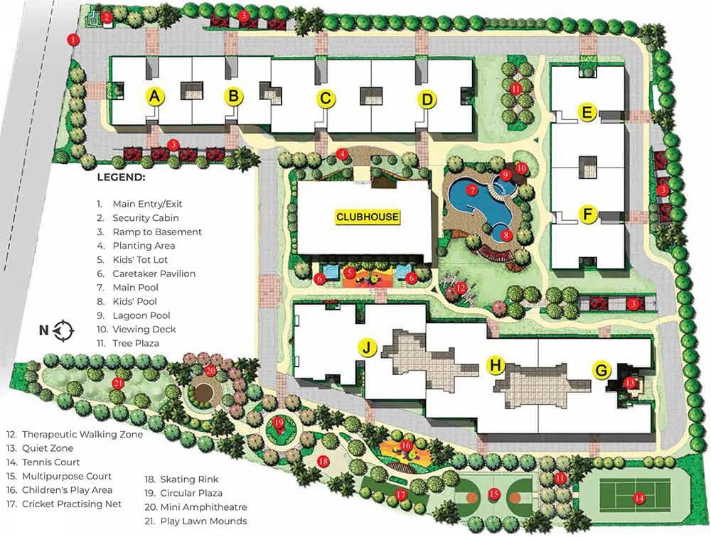 Master Plan - Adarsh LakeFront Phase 2