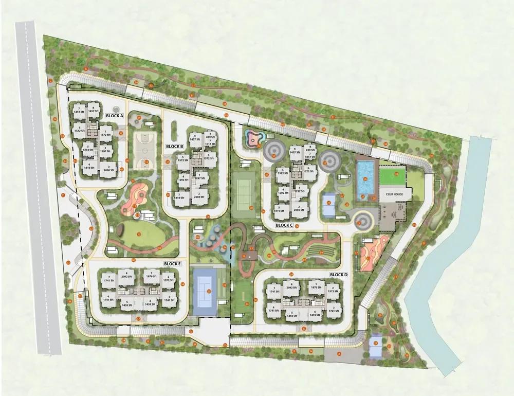 master plan aparna wonder woods