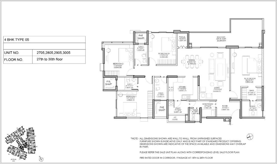 4bhk type5 shapoorji pallonji parkwest