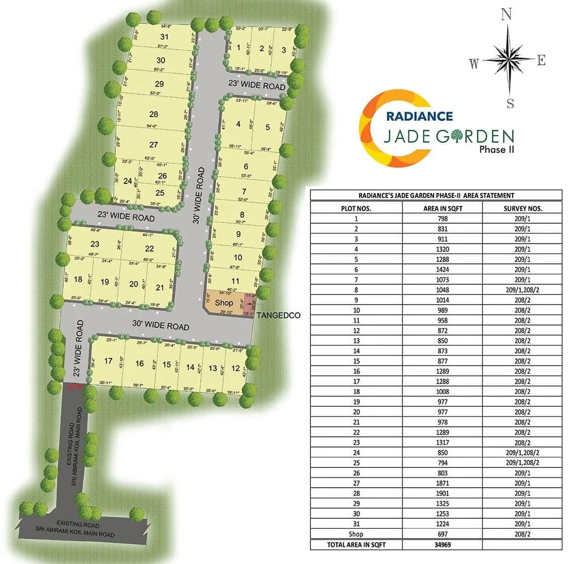 Layout Plan - Radiance Jade Garden Plots