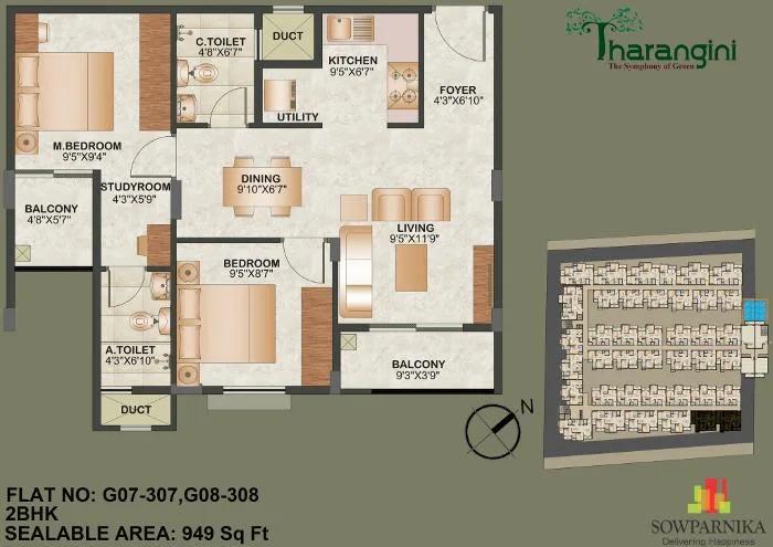 2-bhk-949-sowparnika-tharangini