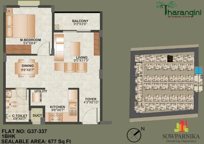 1-bhk-677-sowparnika-tharangini