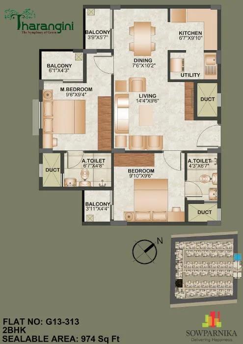 2-bhk-974-sowparnika-tharangini