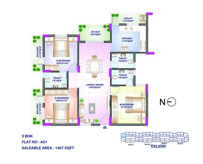 3-bhk-1467-sowparnika-swastika-phase-2
