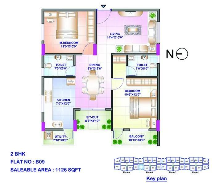 2-bhk-1126-sowparnika-swastika-phase-2