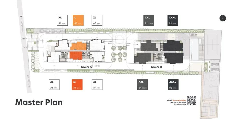master plan living walls true north hennur