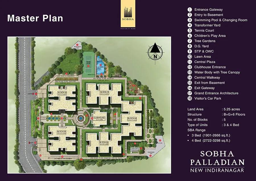 Master Plan – Sobha Palladian