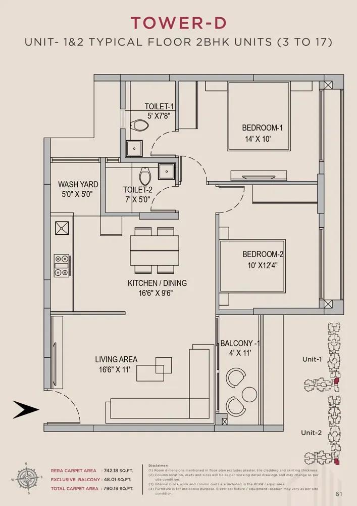 2bhk 790 arvind skycrest bannerghatta
