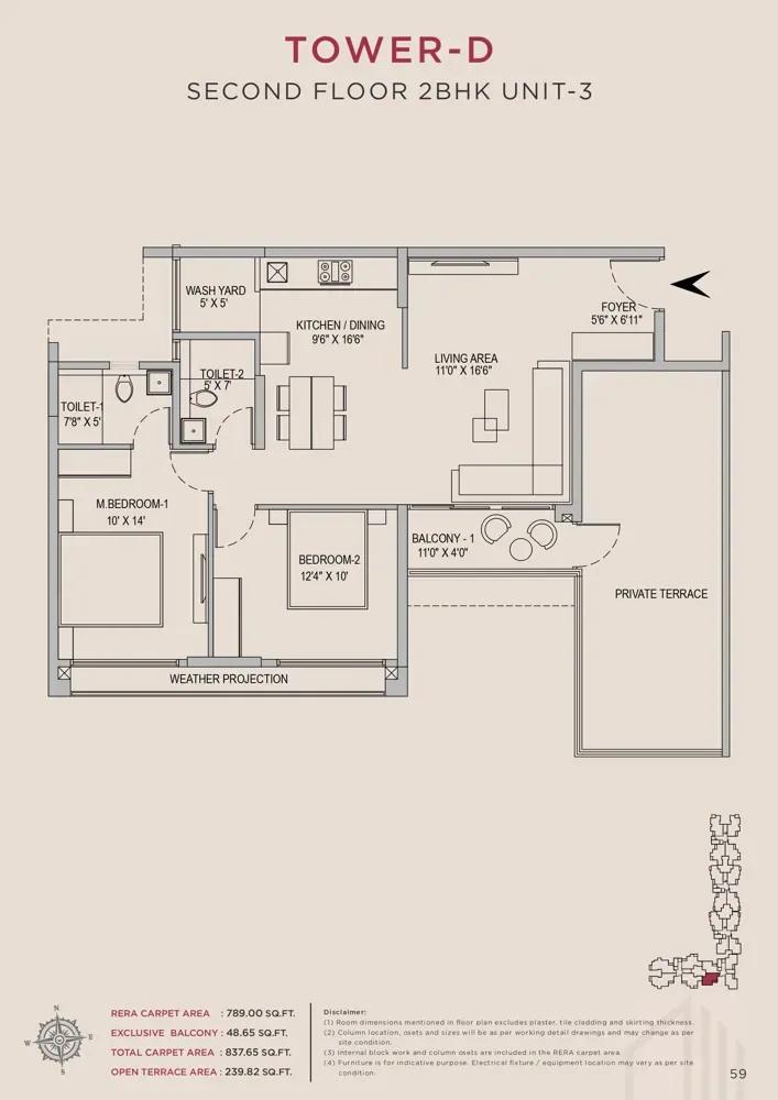2bhk 837 arvind skycrest bannerghatta