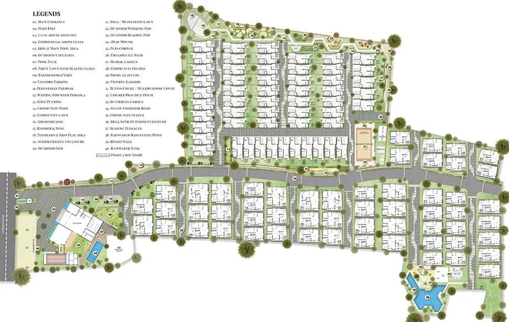 Master Plan - Mana DainTree Villas