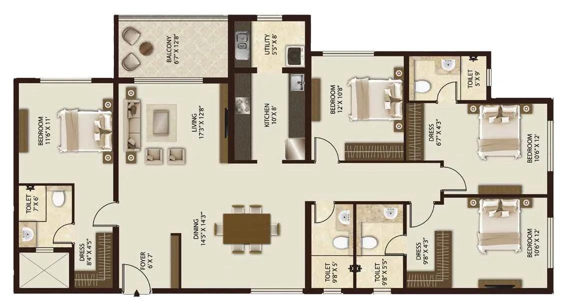 4 BHK – Legacy Salvador