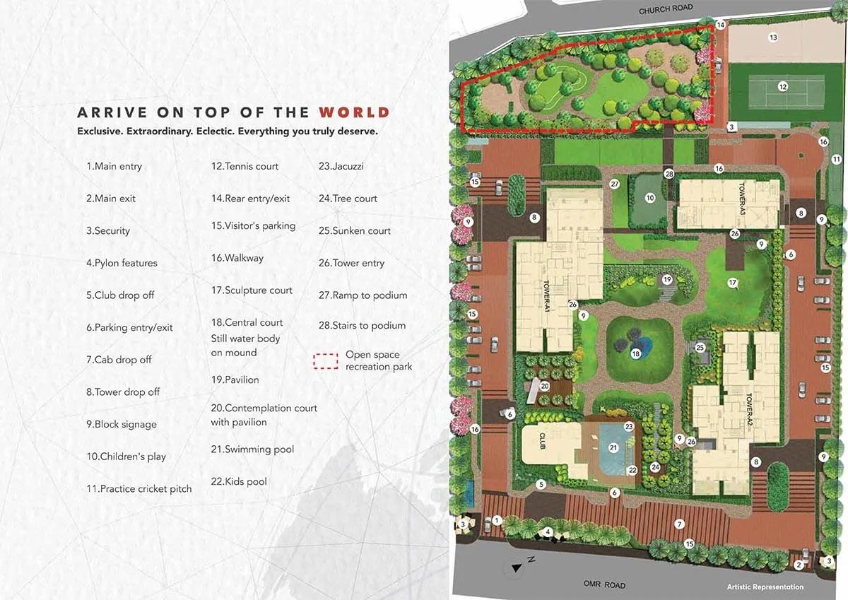 Master Plan - Brigade Residences At WTC Chennai