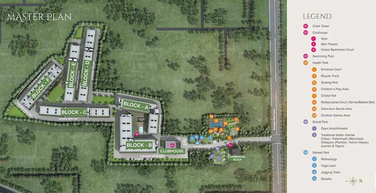Master Plan - TVS Emerald Green Enclave