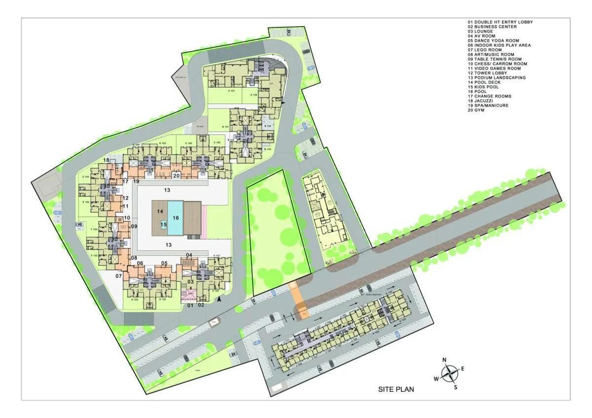 Site Plan - CasaGrand ECR14 Signature Chennai