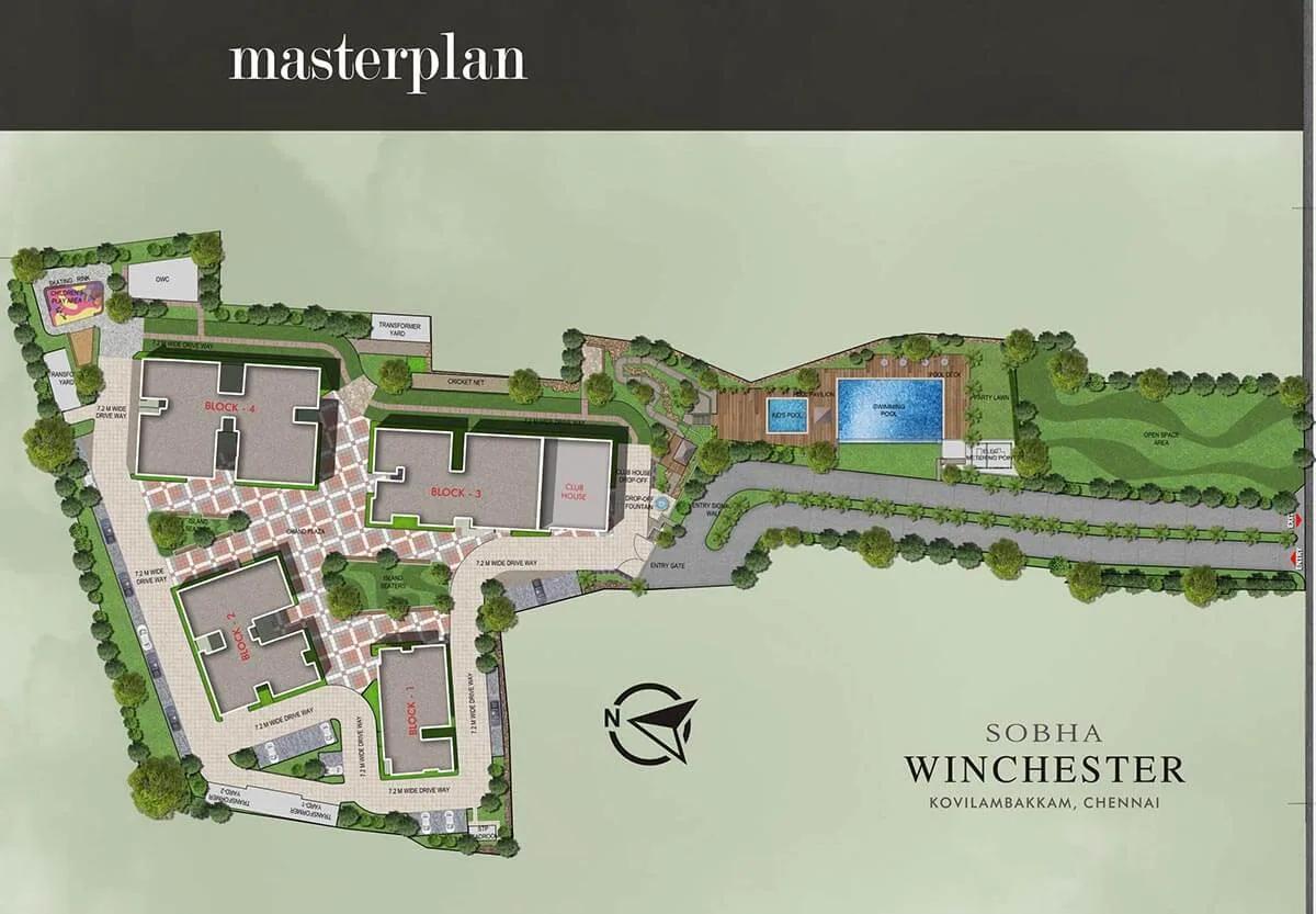 Master Plan - Sobha Winchester Chennai
