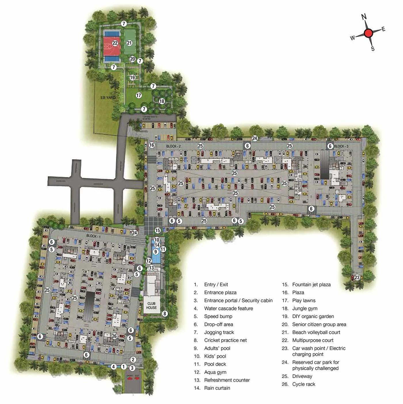 Site Plan - CasaGrand Zenith Medavakkam