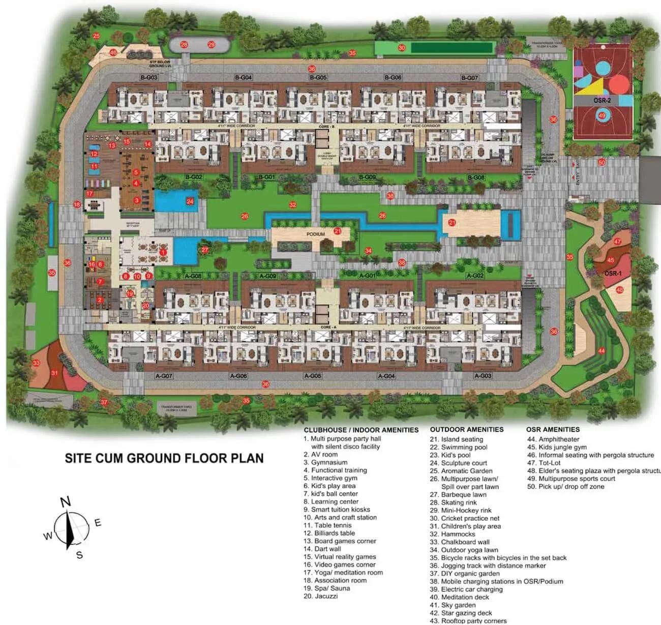 Master Plan - CasaGrand Millenia Chennai
