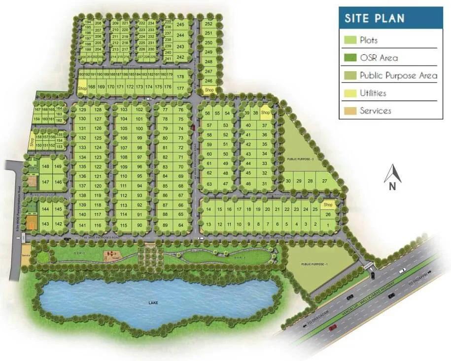 Site Plan - TATA Crescent Enclave Chennai