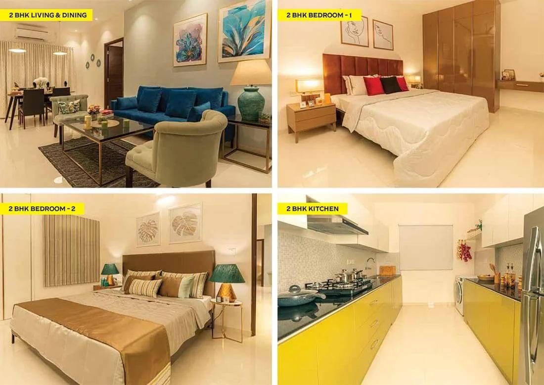 2 BHK Interiors Model Flat - Casagrand Tudor