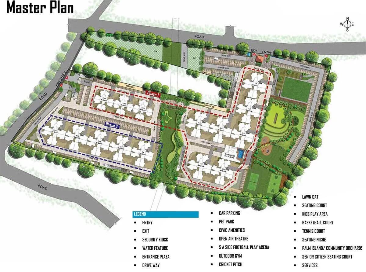 Master Plan - Prestige Primrose Hills Banashankari