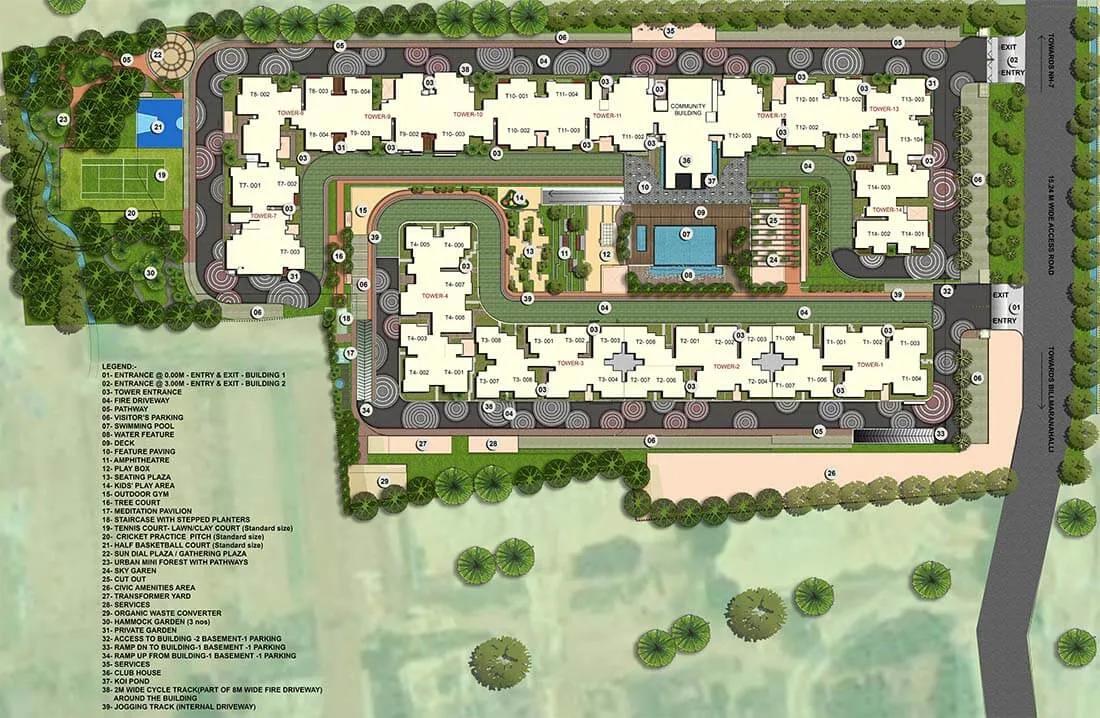 Master Plan - Purva Celestial