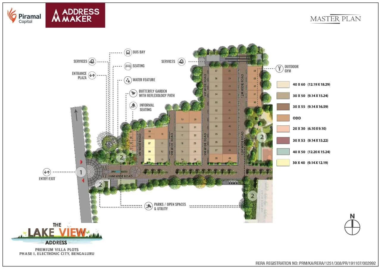 Master Plan - Lakeview Address Plots Phase 3