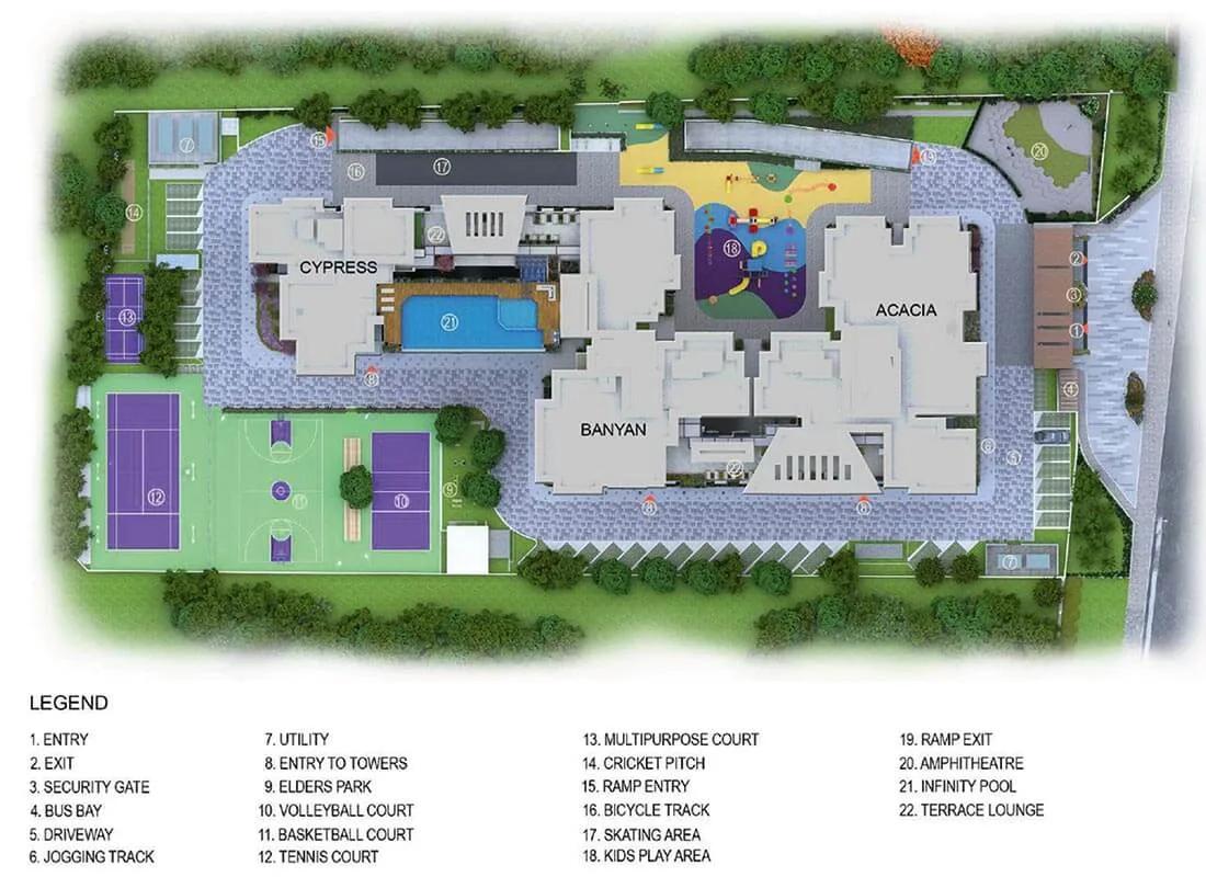 Master Plan - Enessen Estates & Prime One Corp Centreo