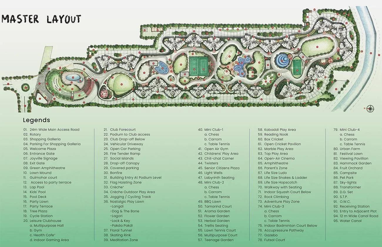 Master Plan - Shapoorji Pallonji Joyville Hadapsar