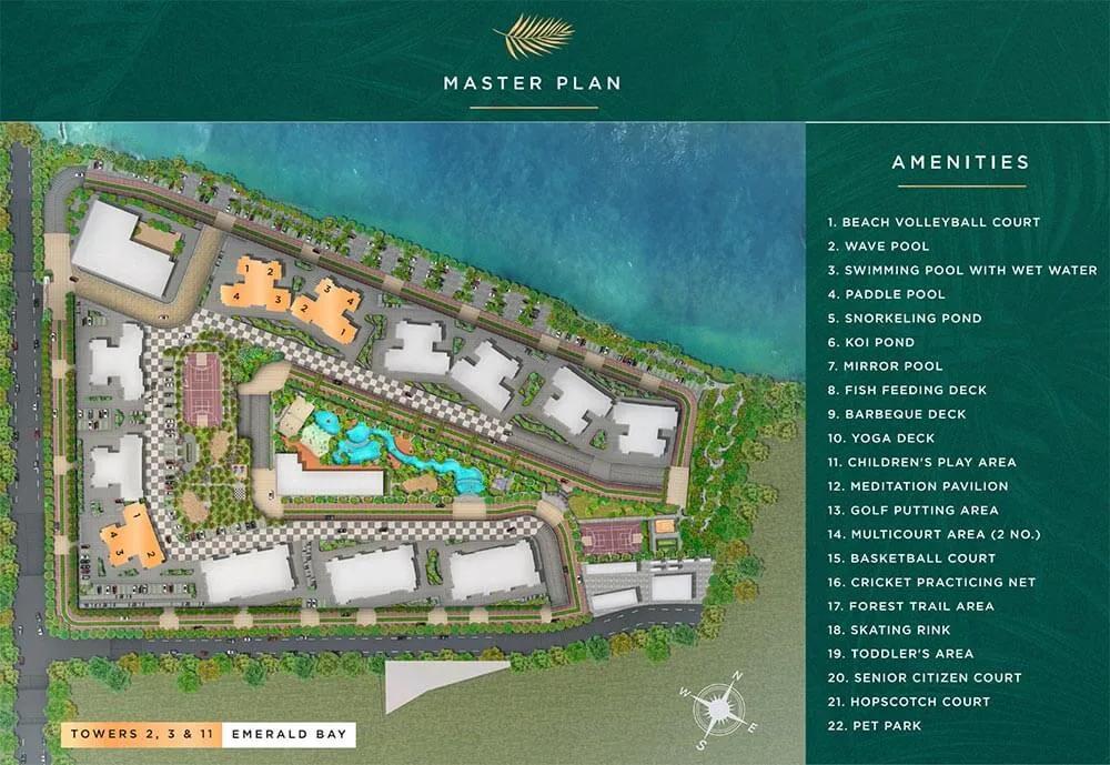 Master Plan - Purva Emerald Bay Silversands