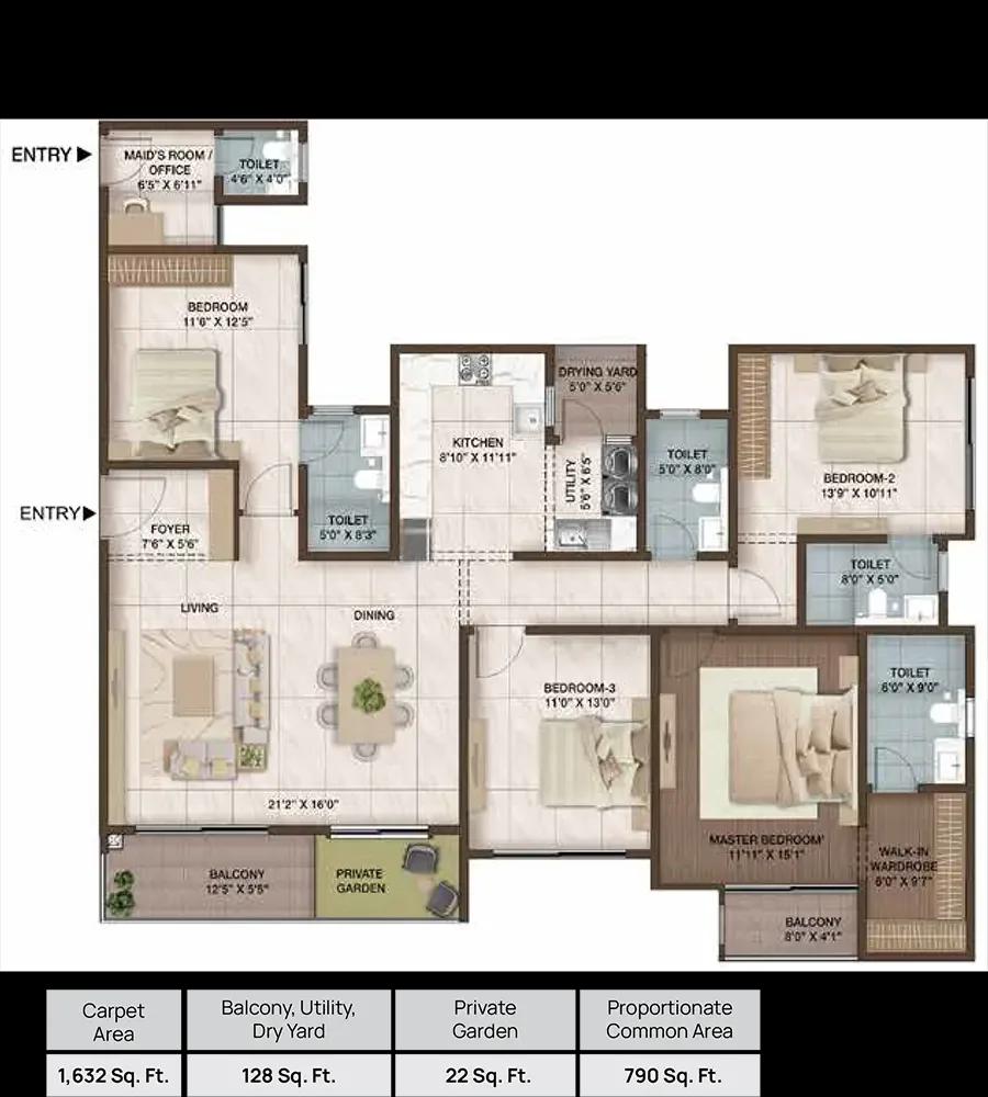 4bhk 2572 ckpc heart of harmony