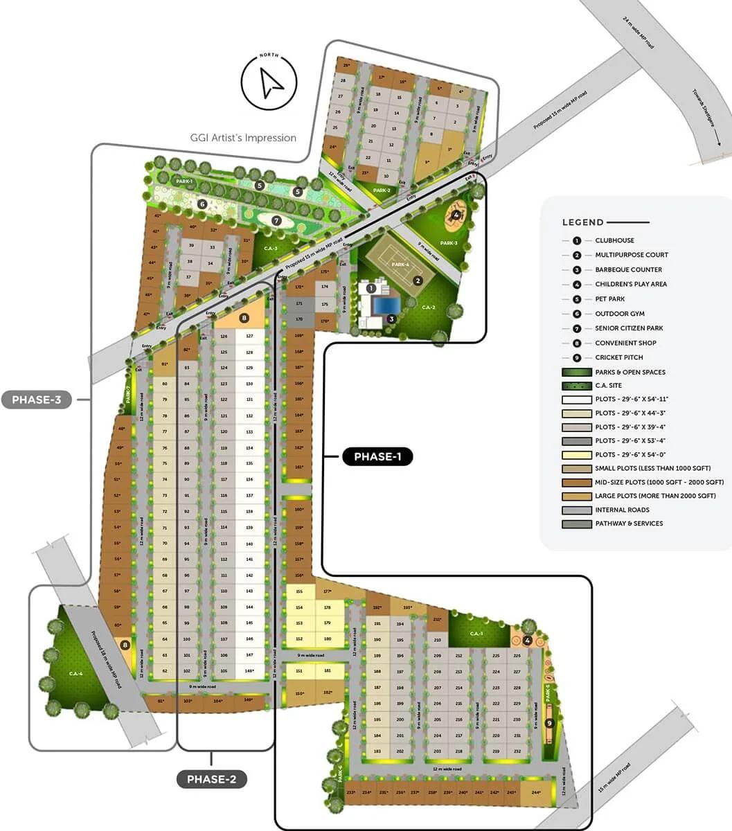 Master Plan 2021 - Assetz Atmos And Aura Plots